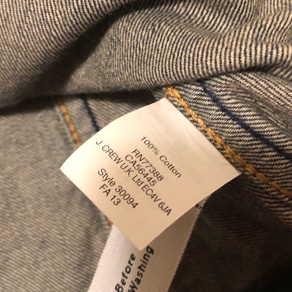 Madewell Pocket Jean Vest Size XS - Picture 8 of 11